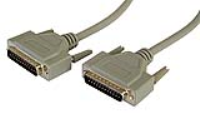 Male 25 Pin Parallel To Male 25 Pin Parallel Cable Lead 5m