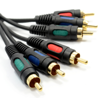 Component Video RGB YUV 3 Phonos To 3 RCA Phono Cable Lead   1m