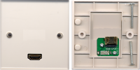 HDMI Faceplate Socket For HDMI Cables For Use With Trunking