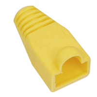 Boot for RJ45 Ethernet Network Cables YELLOW Pack of 100 Boots