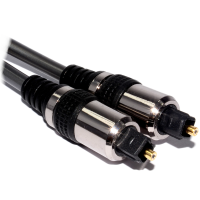 CHROME HQ 5mm TOS Link Optical Digital Audio Cable Lead 1.5m