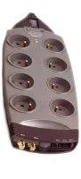 Belkin GOLD Series 8 Way France French Surge Protector Extension 2m