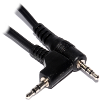 2.5mm Stereo Jack Plug to 2.5 mm Right Angled Jack Audio Lead 2m