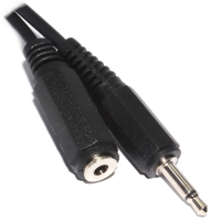 3.5mm Mono Jack Plug to 3.5mm Socket Extension Cable 3m