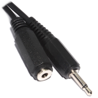 3.5mm Mono Jack Plug to 3.5mm Socket Extension Cable 1.2m