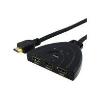 HQ 3 Devices to 1 Display HDMI Switcher on a Cable [3 way]