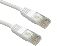 White Network Ethernet RJ45 Cat5E-CCA UTP PATCH 26AWG Cable Lead 30m
