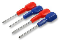 Duratool 4 Piece Cabinet Screwdriver Set 2 Slot and 2 PH