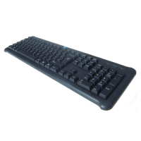 Computer Gear USB Water Resistant and Spill Proof Keyboard BLACK