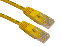 Yellow Network Ethernet RJ45 Cat5E-CCA UTP PATCH 26AWG Cable 50cm 0.5m