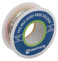 Mercury High Quality Lead Free Solder 50g Roll 0.6mm