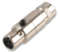 Mini XLR Socket Connector For 5mm Cables Soldering End Adapter