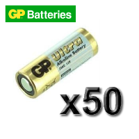 GP 23AE 23A Long Lasting 12V Alkaline Remote Control Batteries x 50