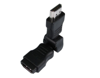 HDMI Male to HDMI Female Swivel & Rotating Gold Plated Adapter