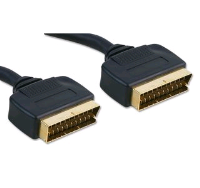 High Quality Moulded Male to Male Full Shielded Scart Cable 3m