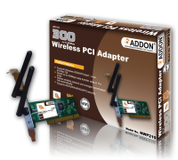 ADDON 802.11N 300Mbps Wireless PCI WIFI Adapter Card