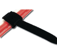 Black VELCRO Reusable Cable Ties 12mm x 200mm Pack of 25