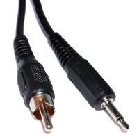 3.5mm Mono Jack Plug To Single RCA Phono Plug Cable 2m