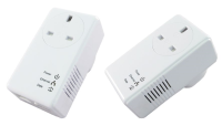 Newlink 500Mbps Double PowerLine Pass Through Ethernet Homeplug Kit