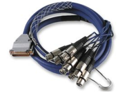 25 Pin D Sub Male to Eight XLR 3 Pin Socket Audio Cable 2m