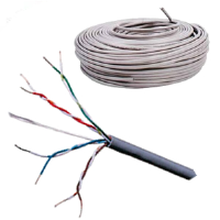 Ethernet CCA Cable Roll Network LAN Solid UTP CAT5e-CCA Grey 100m