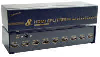 Dynamode 8 Port 1.4 HDMI High Speed Splitter 1 Device to 8 TVs Powered