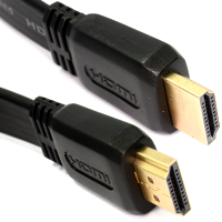 FLAT HDMI 3D 1.4 High Speed with Ethernet Lead Male to Male Cable  3m