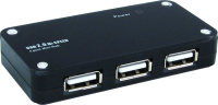 Newlink USB 2.0 4 Port Mini High Speed Hub with PSU 5V UK Power Supply