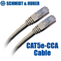 Grey Network Ethernet RJ45 Cat5E-CCA UTP PATCH 26AWG Cable 50cm 0.5m