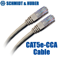 Grey Network Ethernet RJ45 Cat5E-CCA UTP PATCH 26AWG Cable Lead 10m