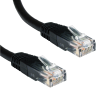 Network CAT6 COPPER UTP Cable GigaBit Ethernet Patch Lead 1m Black