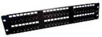 HQ 48 Port CAT6 2U GIGABIT 19 Inch Rack Mountable IDC Patch Panel