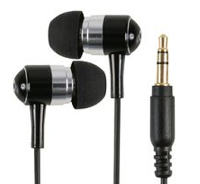 Bass Ported Low End Response MP3 PC Ipod Mobile In Ear Headphones