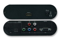 HDMI Digital 1080p to Analogue VGA RGB & RCA Phono Converter