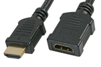 HDMI 1.4 High Speed 3D TV Extension Lead Male to Female Cable 1m
