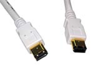 Newlink Firewire IEEE1394 6 to 6 pin Cable Lead Gold Ends 4.5m White