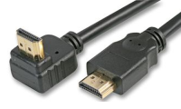 HDMI 1.4 High Speed 3D TV Right Angle to Straight Plug Cable 5m