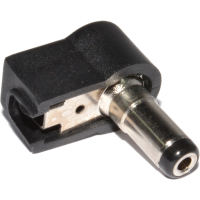 2.1mm Right Angle DC Power Solder Plug End Connection For Power Cables
