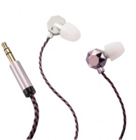 BLISS Gold Range Noise Isolating Earphones for Womens Ears PALE LILAC