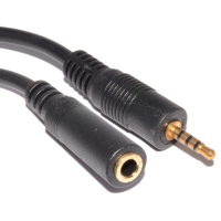 4 Pole 3.5mm Jack Socket to 2.5mm Male Plug Converter AV Cable 15cm