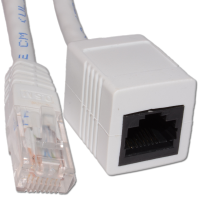 Networking CAT5e UTP Ethernet RJ45 Network Extension Cable White  0.5m