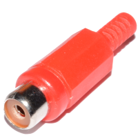 Phono RCA Female Socket Solder Termination Red Pack Of 10