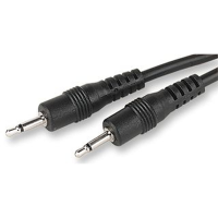 Mono Cable 2.5mm Male to 2.5mm Mono Jack Plug Audio Lead 3m