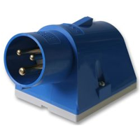 Caravan Site Power Surface Mount PLUG 240V 16A Blue IP44