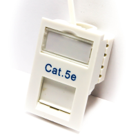 Floor Box Keystone Cat5e Low Profile Network 6C Module 38 x 25mm