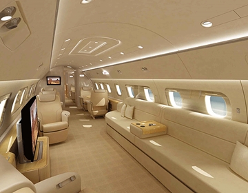 Jet interior fitters from concept to completion.