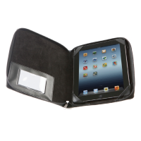 Black Belluno Economy Zipped iPad Case
