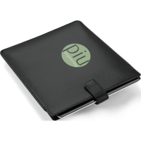Black Belluno iPad or Tablet Sleeve with a Strap