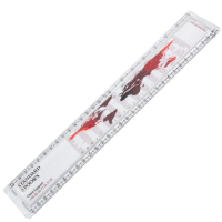 Scale Ruler with Paper Insert