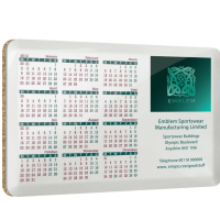 Real Metal Calendar Coaster